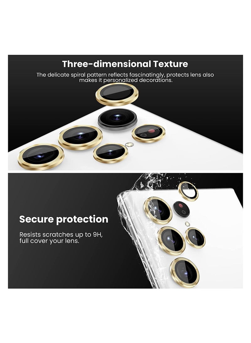 Raxoom [3+2PCS] for Samsung Galaxy S22 Ultra Camera Lens Protector, 9H Tempered Glass - Image 2
