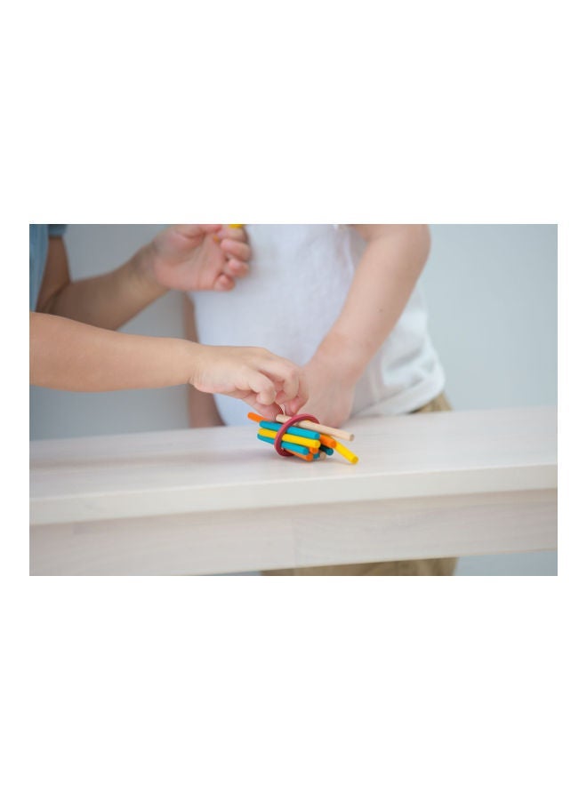 NIBEMINENT Plantoys Wooden Pick-Up Sticks 0.6 x 7cm - Image 5