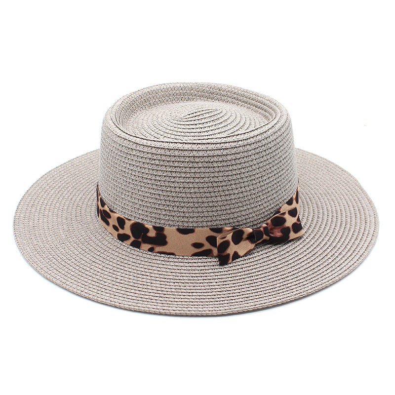 ins Internet Celebrity Summer Handmade Woven Wide Eaves Flat Eaves Socialite Top Hat Sunshade Sunscreen Holiday Beach Straw Hat Children - Image 3