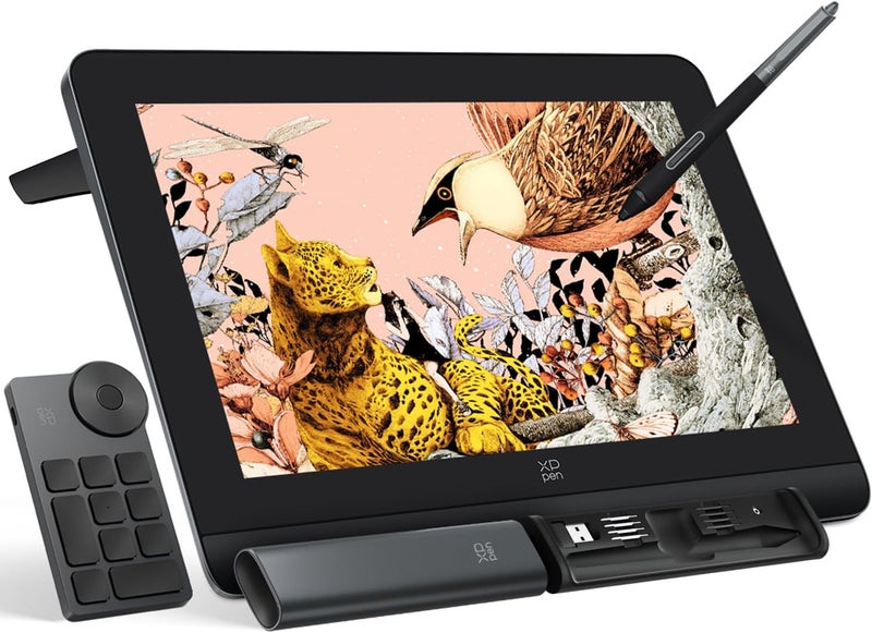 XPPen Artist Pro 16 (Gen 2) Graphic Tablet with 16 Inch Screen, Digital Drawing Tablet with Monitor with Mini Direct Keyboard Shortcut, Fully Laminated with Stand, Smart X3 Pro Chip - Image 1
