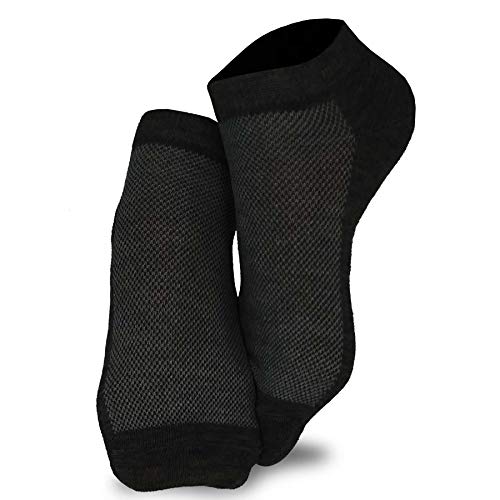 TeeHee Socks Womens Sock 9-11 Everyday Casual Low Cut Ankle Socks School Uniform 12 Pairs with Mesh (White-Black) - Image 5