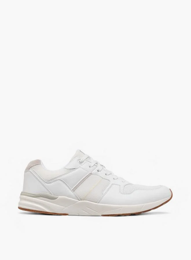 LBL by Shoexpress WHITE Men Panelled Sneakers with Lace-Up Closure for Men | Best Price UAE