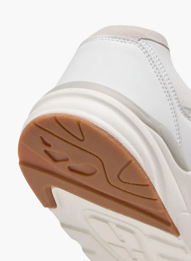 LBL by Shoexpress WHITE Men Panelled Sneakers with Lace-Up Closure for Men | Best Price UAE
