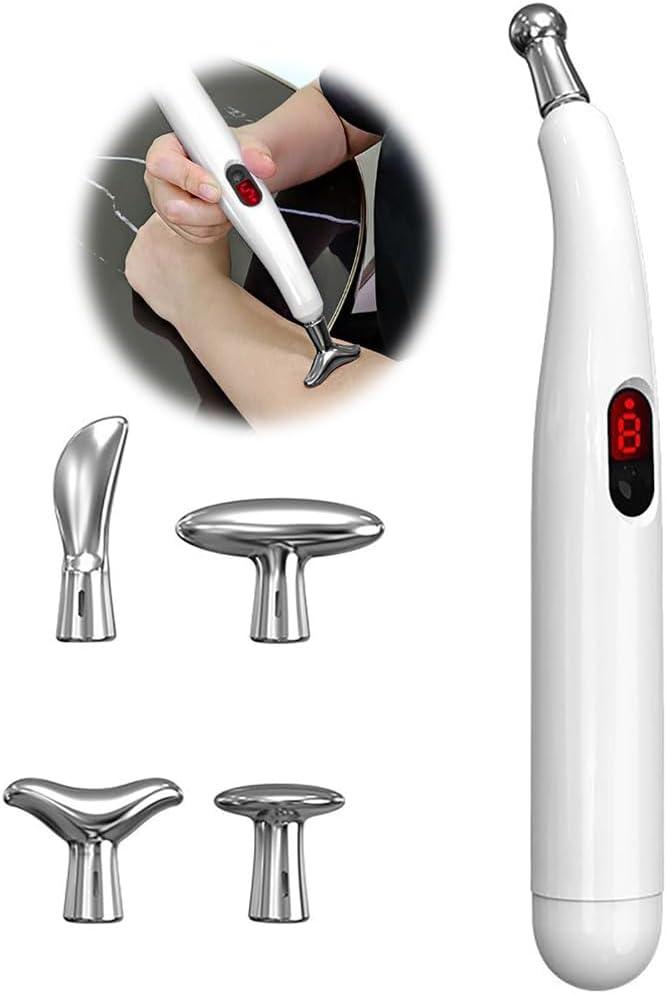Acupuncture Pen, 5-in-1 Electronic Pain Relief Therapy, Energy Pulse Massage Pen, USB Rechargeable Pain Relief Tool - Image 1