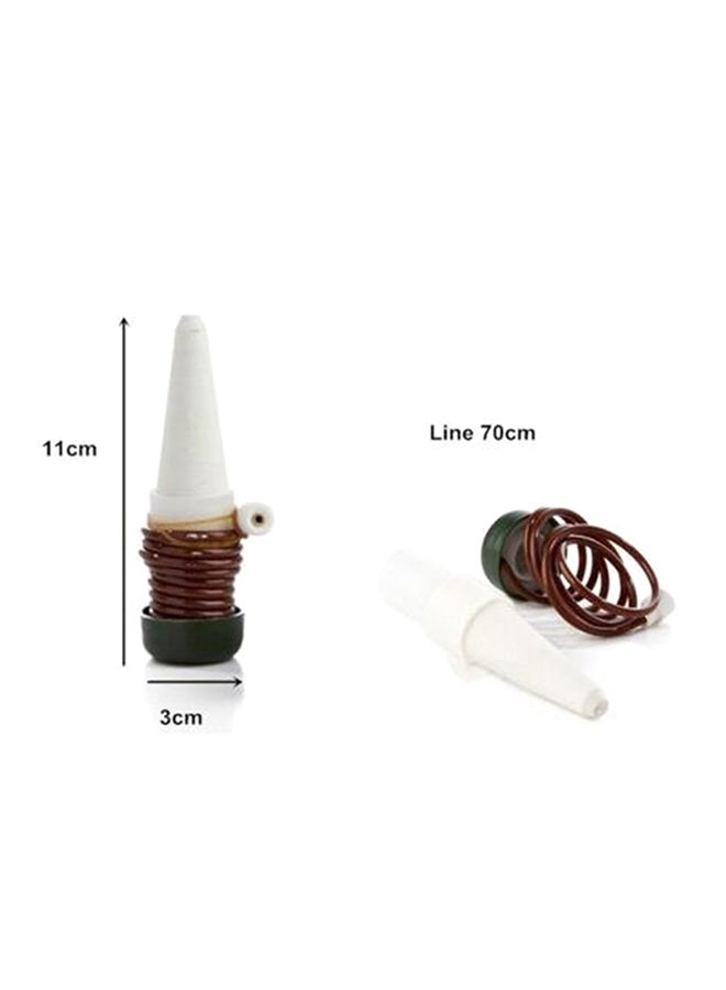 QiaoKai 2-Piece Automatic Flower Watering Drip Device White/Brown/Green  - Image 4