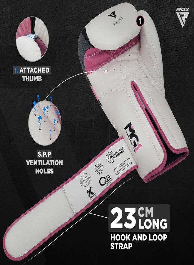 ار دي اكس قفازات ملاكمة نسائية من RDX، مصنوعة من جلد مايا هايد، مع جل للتدريب، مناسبة لحقيبة اللكم، قفازات تدريب نسائية، مناسبة للملاكمة التايلاندية F7 - Image 2