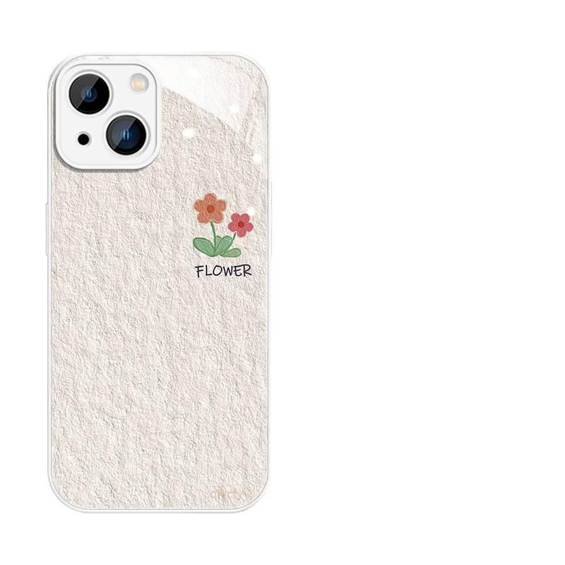 غطاء واقي | سيليكون | تغطية كاملة | Small Flower | مقاوم للصدمات لـ iPhone 14 / 14 Plus / 14 Pro / 14 Pro Max - Image 1