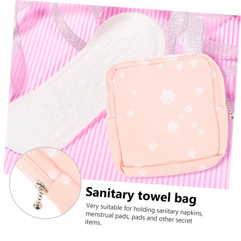 Waterproof Travel Pouch For Sanitary Napkins 2 Pack Black - Image 4