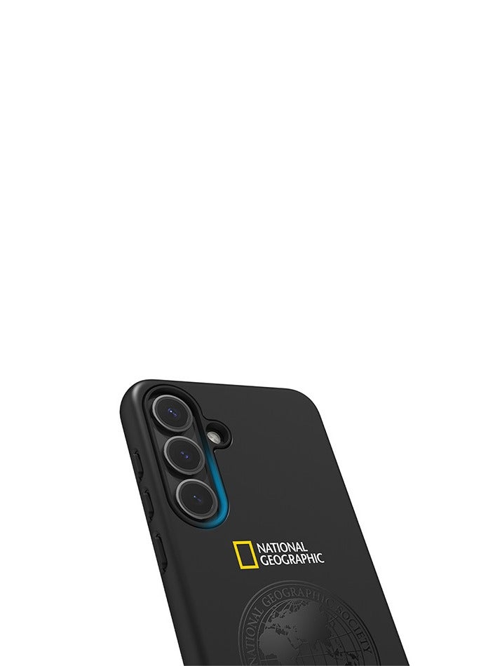 NATIONAL GEOGRAPHIC حافظة حماية مزدوجة من ناشيونال جيوغرافيك جلوبال سيل لجالاكسي S25 ألترا - أسود - Image 3