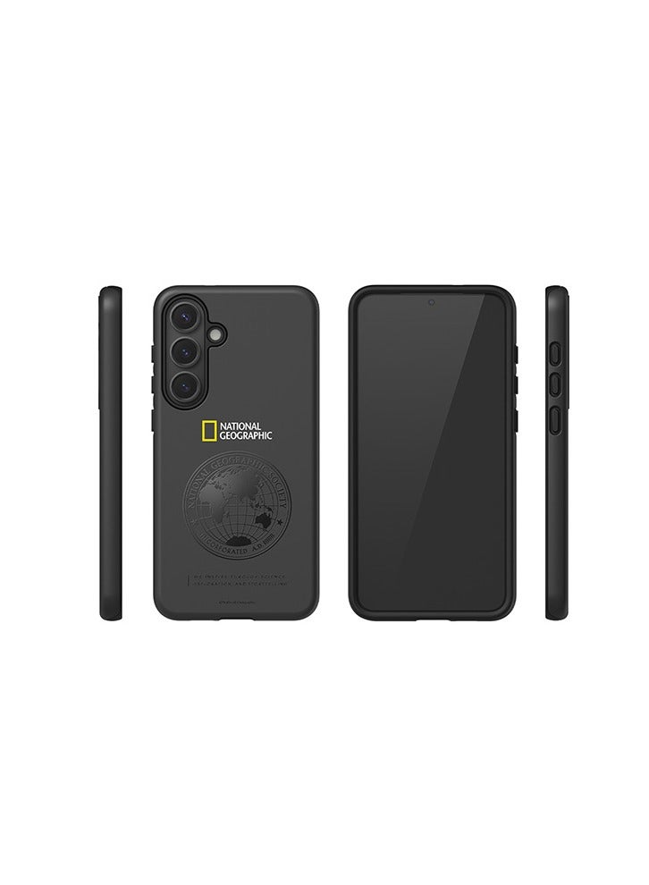 NATIONAL GEOGRAPHIC حافظة حماية مزدوجة من ناشيونال جيوغرافيك جلوبال سيل لجالاكسي S25 ألترا - أسود - Image 5