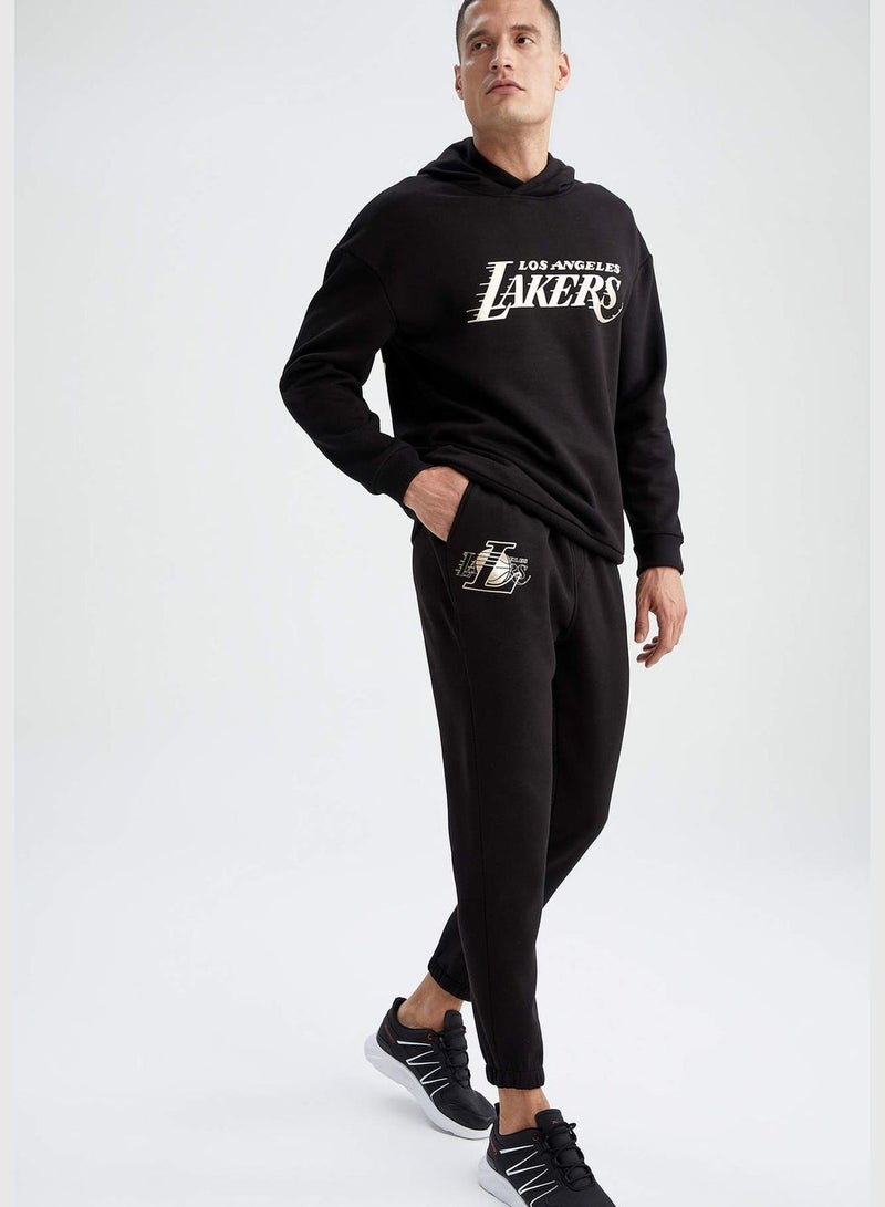 DeFacto Man NBA Los Angeles Lakers Licenced Knitted Jogger  - Image 4