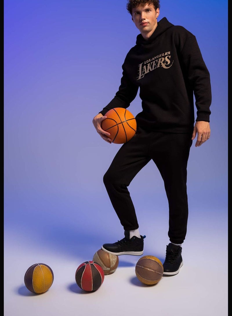 DeFacto Man NBA Los Angeles Lakers Licenced Knitted Jogger  - Image 2