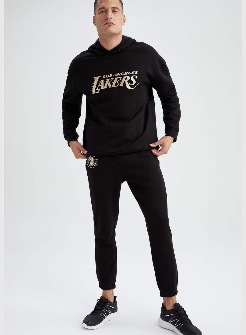DeFacto Man NBA Los Angeles Lakers Licenced Knitted Jogger  - Image 3