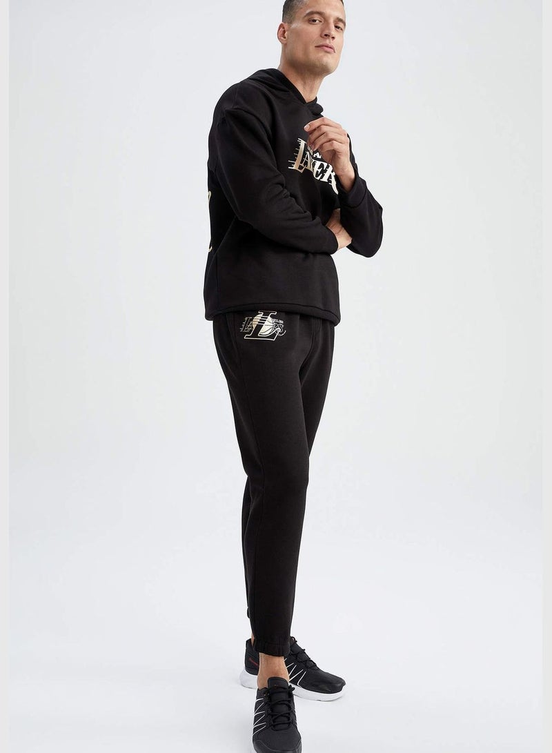 DeFacto Man NBA Los Angeles Lakers Licenced Knitted Jogger  - Image 5