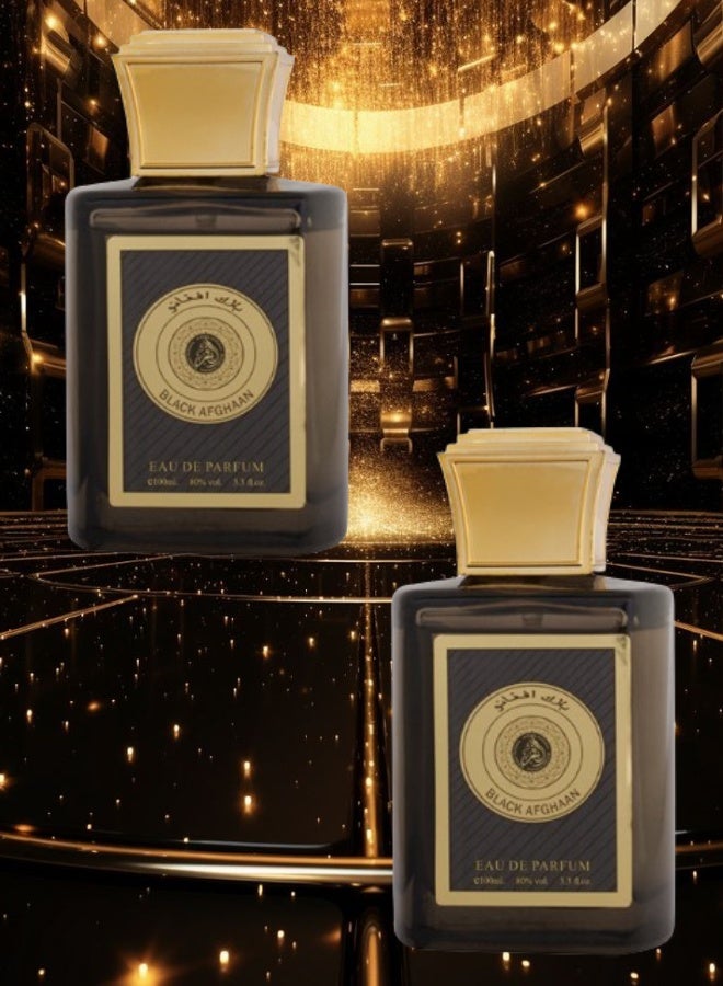 الفخر 2 قطع عطر بلاك افغانو 100مل - Image 1