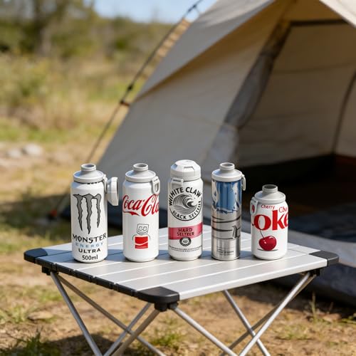 DIPESI 4 Pack Magnetic Soda Can Lids – Reusable Airtight Can Covers, BPA-Free, Easy to Use, Keep Drinks Fresh & Bug/Dust Free, Fits Standard Cans, Great for BBQ, Beach & Party（White) - Image 2