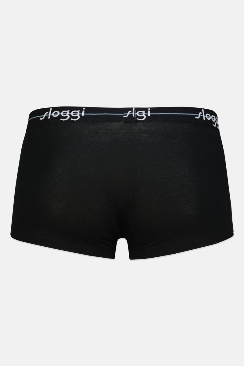 sloggi سراويل داخلية هيبستر للرجال من قطعتين بشعار العلامة التجارية، متعدد الألوان - Image 2
