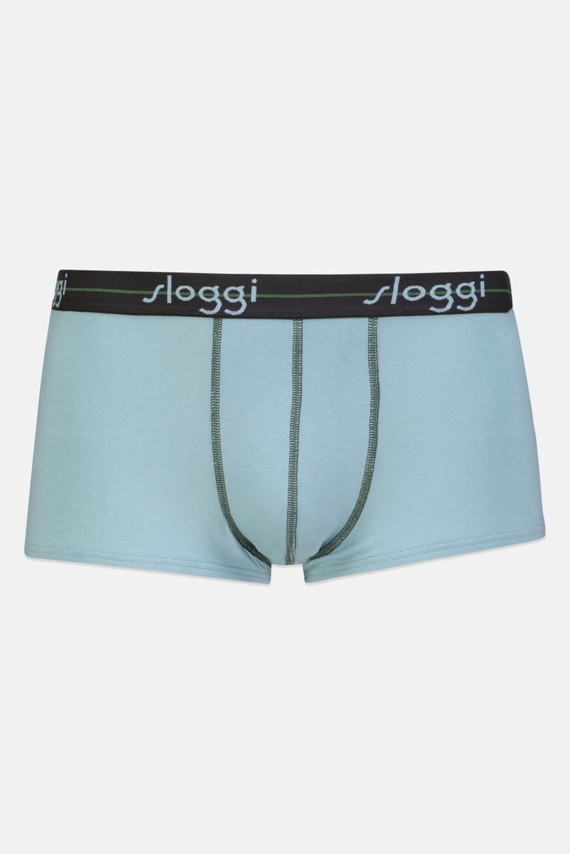 sloggi سراويل داخلية هيبستر للرجال من قطعتين بشعار العلامة التجارية، متعدد الألوان - Image 5