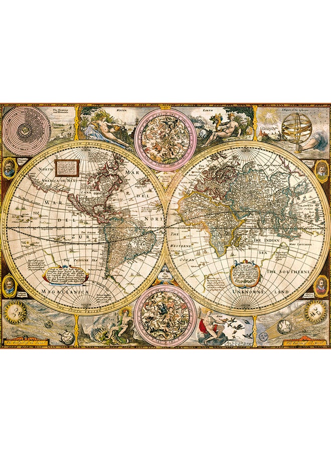 Clementoni 3000 Piece Jigsaw Puzzle – Old World Map | High Quality Collection Large Puzzle For Adults - Image 4
