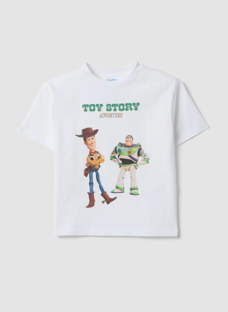 Ovs  OVS White Pure Cotton Toy Story Print T-Shirt For Boys for Men | Best Price UAE