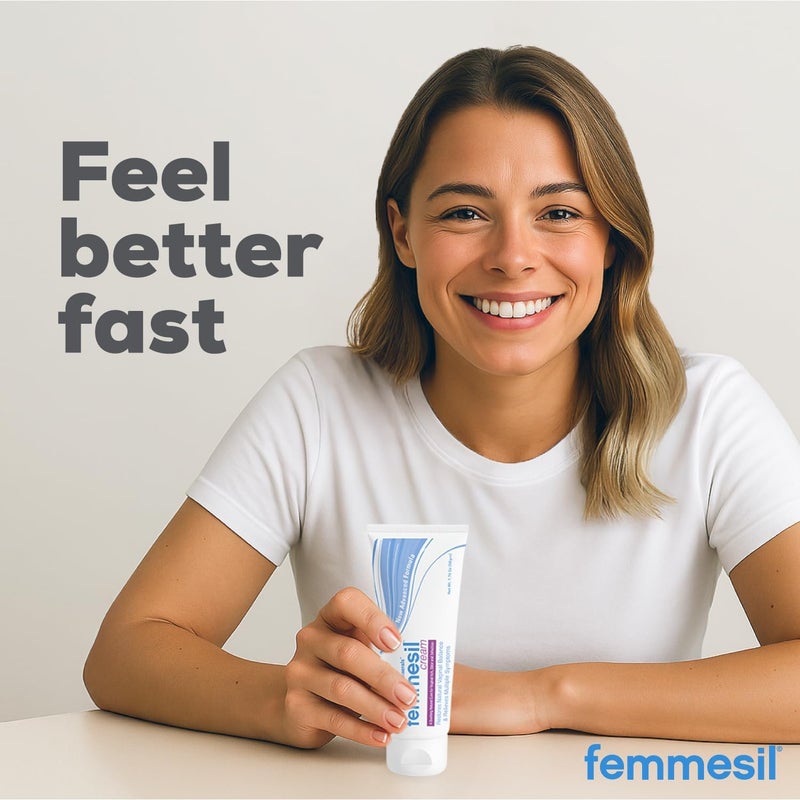 Aidance Femmesil Yeast Infection Treatment for Women, with Clotrimazole, Antifungal Vaginal Cream for Soothing Relief of Vaginal Itch & Irritation, Burning & Discomfort, 1.7oz Tube - Image 4