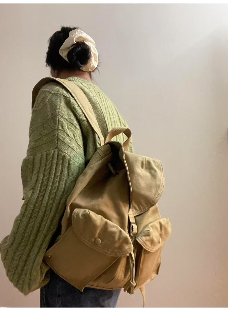 بي إل حقيبة ظهر مطرزة جديدة -مناسبة لكل من الرجال والنساء، وهذه الحقيبة الكبيرة الحجم مصممة للسفر الطويل وتسلق الجبال (مع سعة كبيرة) - Image 3