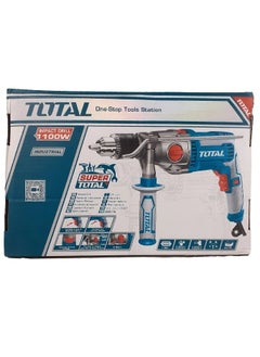 TOTAL Total Impact Drill 1100W (TG211166) – Powerful Electric Drill for Drilling, Hammering, and Driving, 16mm Max Capacity, Variable Speed, Forward/Reverse, Aluminum Gearbox, Includes Extra Carbon Brushes  - Image 2