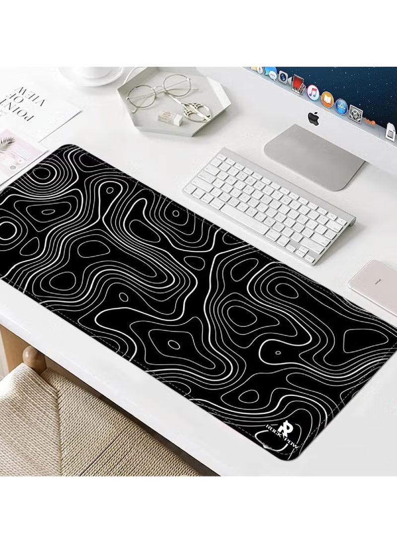 Rock Pow Large Mouse Pad 900x400x3mm Extended Gaming Mouse Pad Non-Slip Rubber Base Mouse pad Office Desk Mat Desk Pad Keyboard Mouse Pads  - Image 4