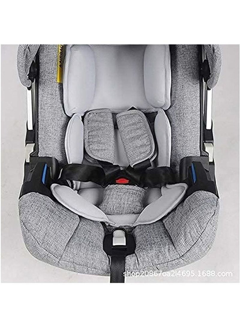 Cool Baby Portable Baby Car Seat Two-Way Carrier Rocking Chair Cradle Stroller, 4-In-1  - Grey - Image 5