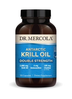 Antarctic Krill Oil Double Strength 2000 Mg Krill Oil 4 Mg Astaxanthin 100 Mg Choline 90 Capsules