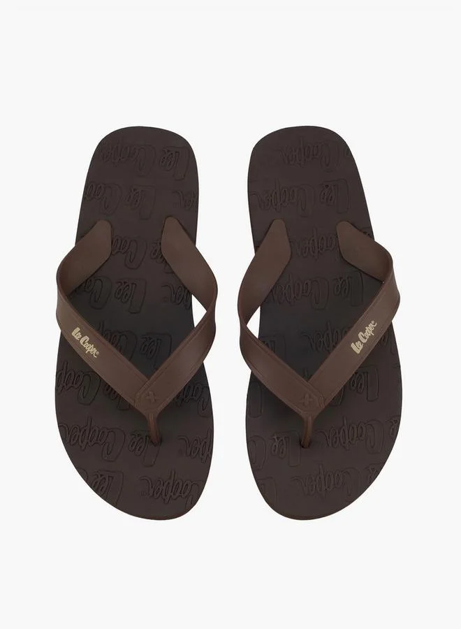 لي كوبر Men Embossed Flip Flops