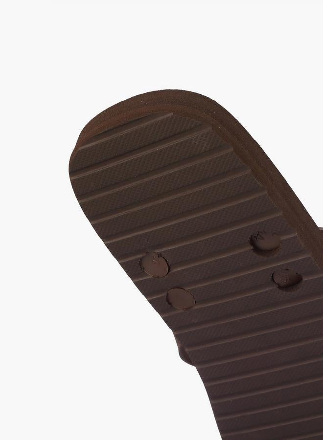 Lee Cooper Men Embossed Flip Flops - Image 4