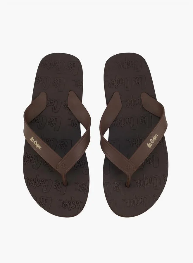 لي كوبر Men Embossed Flip Flops