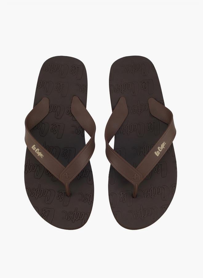 Lee Cooper Men Embossed Flip Flops - Image 2