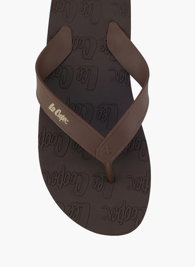 Lee Cooper Men Embossed Flip Flops - Image 3