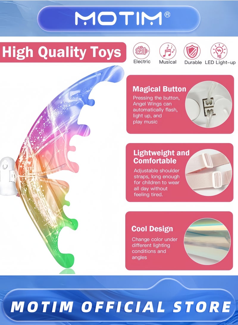 موتيم إكسسوار أجنحة الجنيات المضيئة DIY لأزياء أجنحة الجنيات للنساء إكسسوارات الجنيات للنساء والفتيات الصغيرات - Image 2