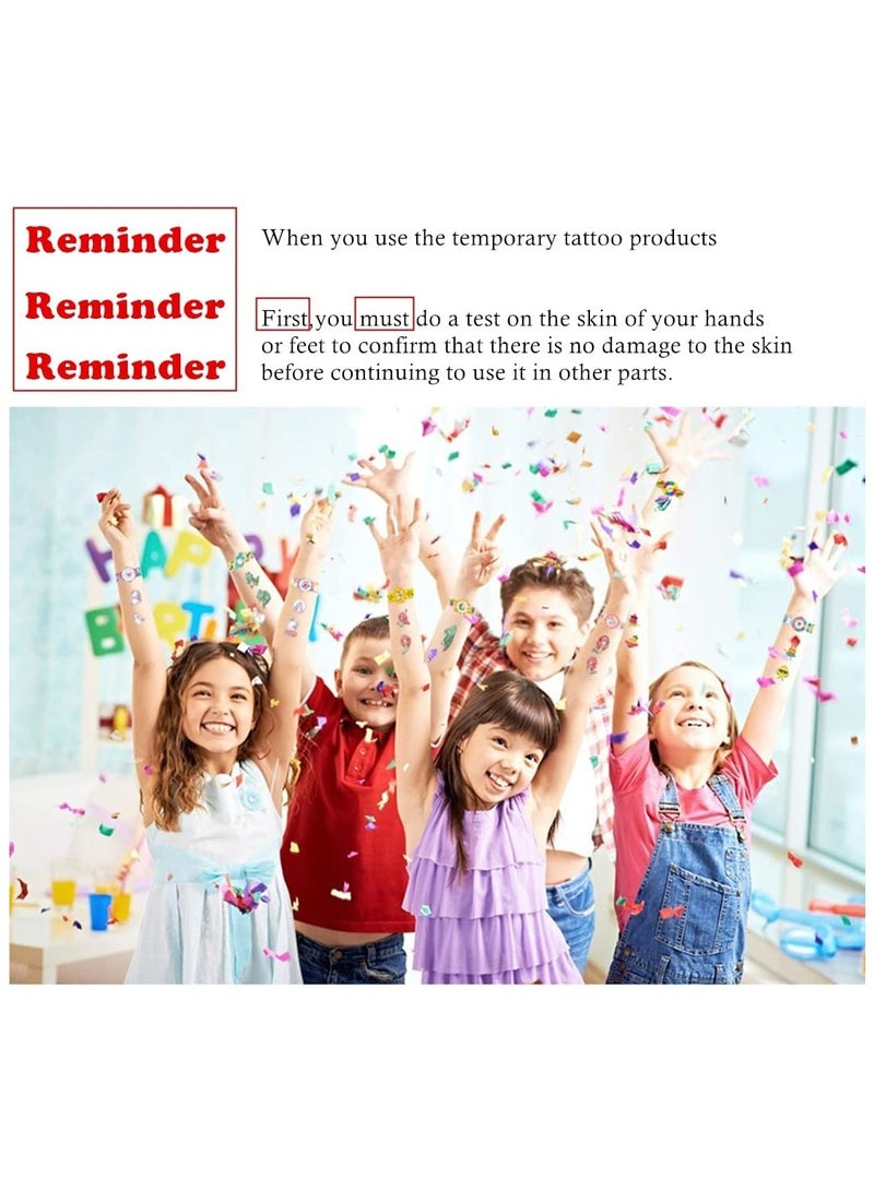 SYOSI 20 Sheets Dinosaur Temporary Tattoos Boys Tattoos Waterproof Fake Tattoos Dinosaur Cartoon Tattoo Stickers for Children Party Bag Fillers Kids' Tattoo Pass The Parcel Gifts Dinosaur Party Favours - Image 4