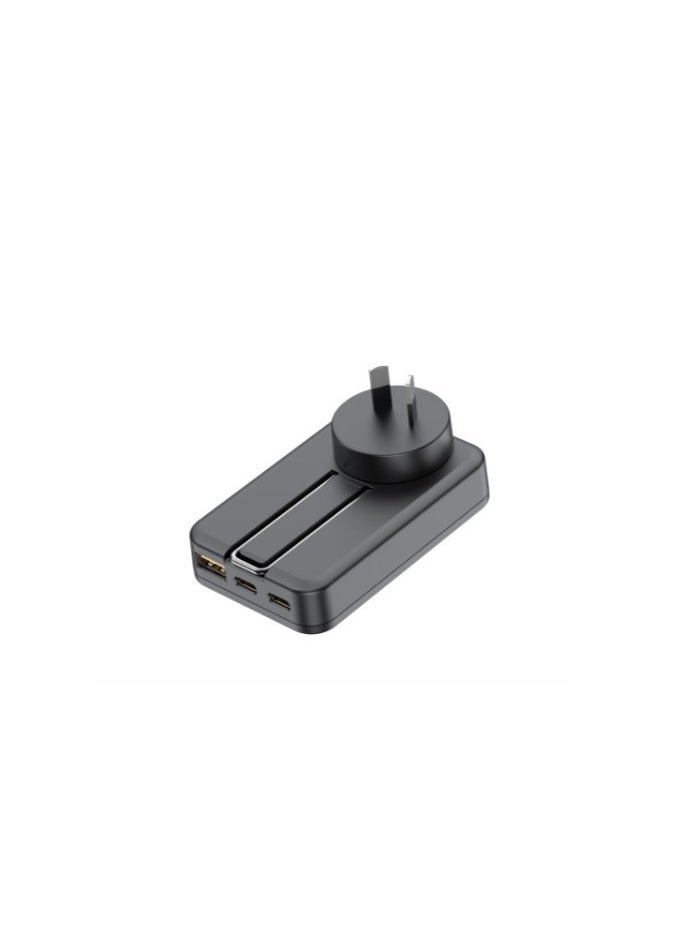budi - b u d i 30W DUAL USB-C PD AND USB QC MAGSAFE WIRELESS CHARGER AC336WSB - Image 1