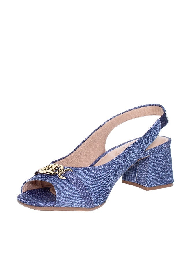 MODARE Mid Heels Sandals for Women – Sling Back Heel Sandals for Girls with Ankle Strap - Image 3