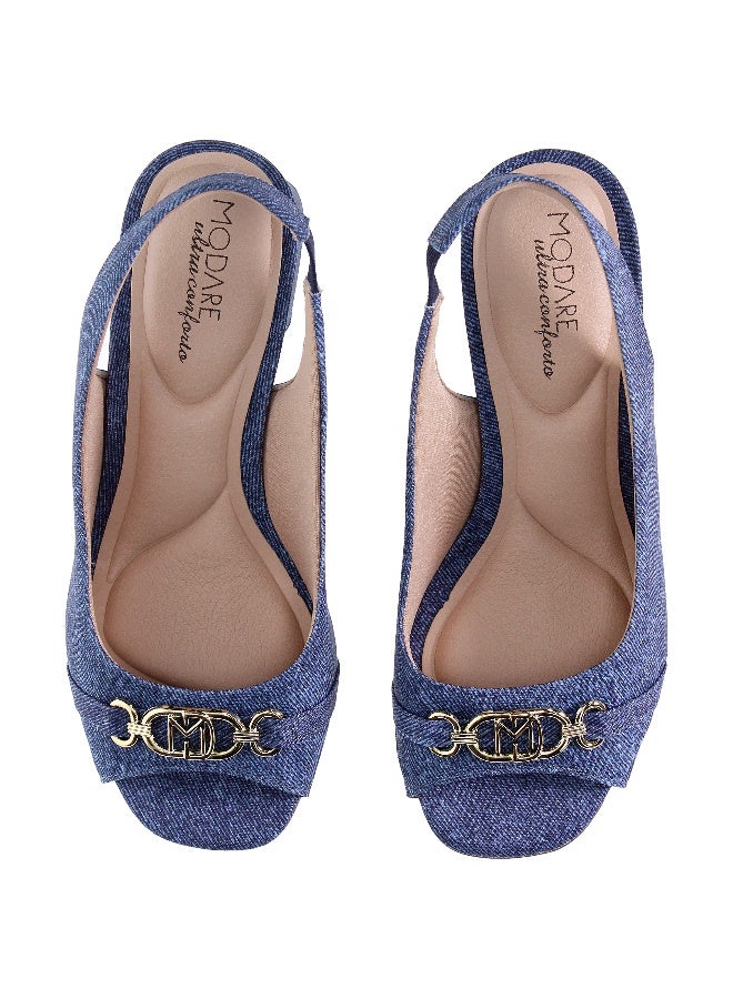 MODARE Mid Heels Sandals for Women – Sling Back Heel Sandals for Girls with Ankle Strap - Image 5