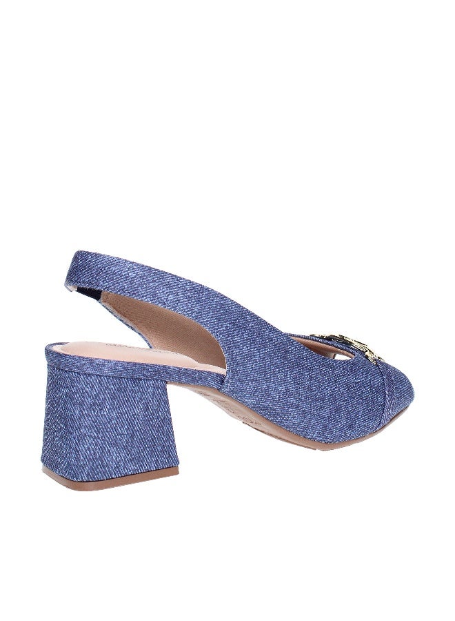 MODARE Mid Heels Sandals for Women – Sling Back Heel Sandals for Girls with Ankle Strap - Image 1