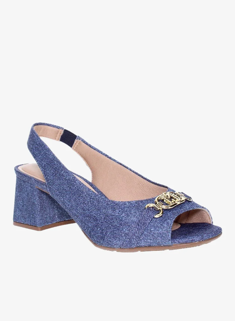 MODARE Mid Heels Sandals for Women – Sling Back Heel Sandals for Girls with Ankle Strap