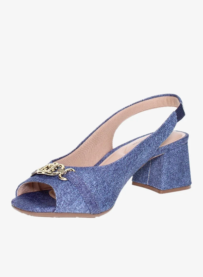MODARE Mid Heels Sandals for Women – Sling Back Heel Sandals for Girls with Ankle Strap