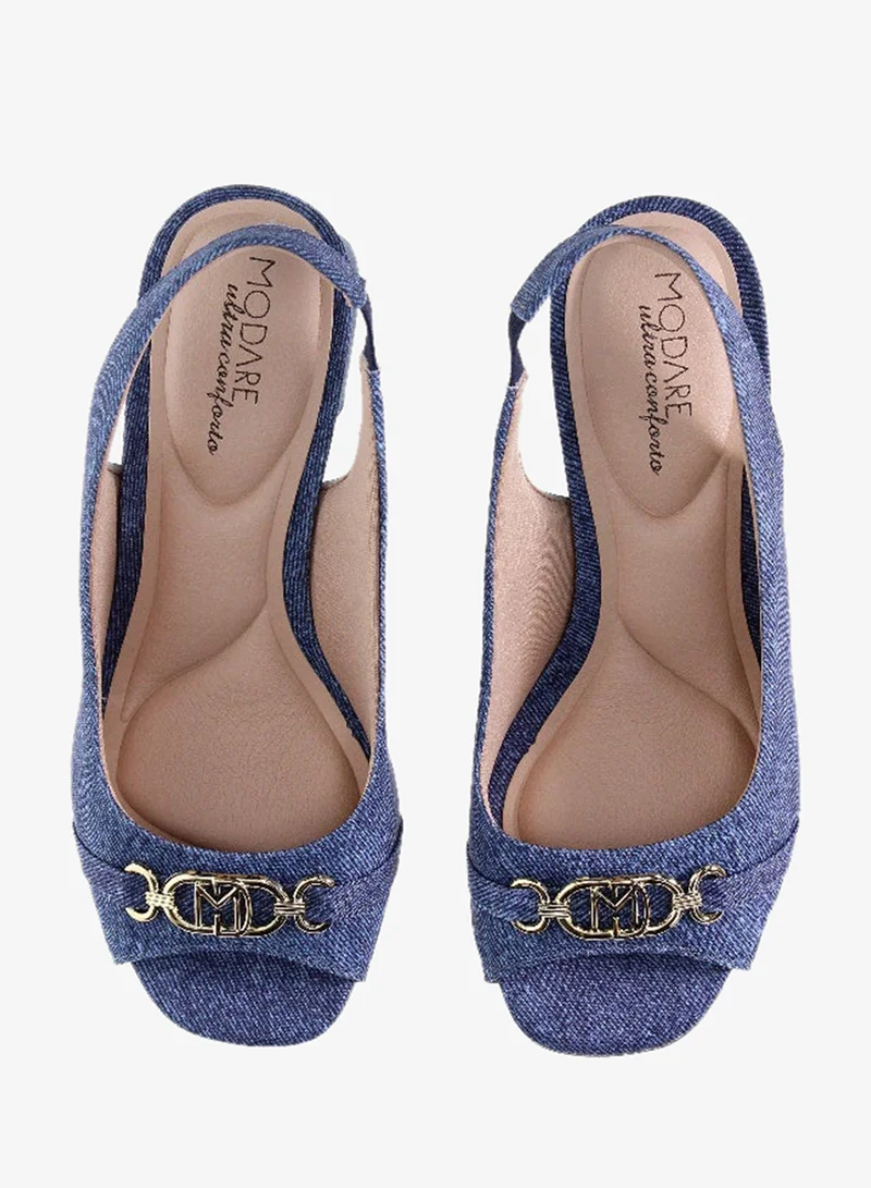 MODARE Mid Heels Sandals for Women – Sling Back Heel Sandals for Girls with Ankle Strap