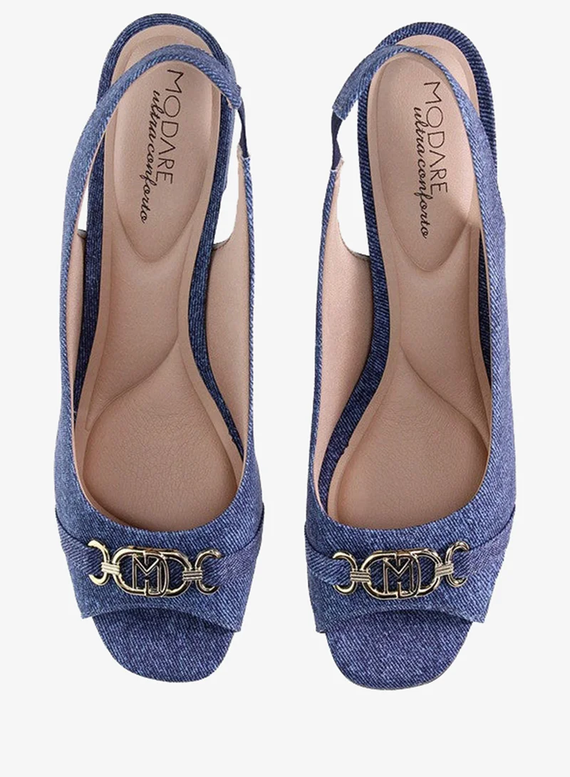 MODARE Mid Heels Sandals for Women – Sling Back Heel Sandals for Girls with Ankle Strap