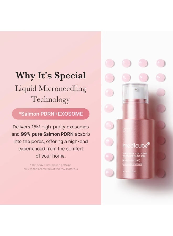 ميديكيوب سيروم بينك ب د ر ن كولاجين إكسوسوم شوت 2000 _ 30 مل - Image 4