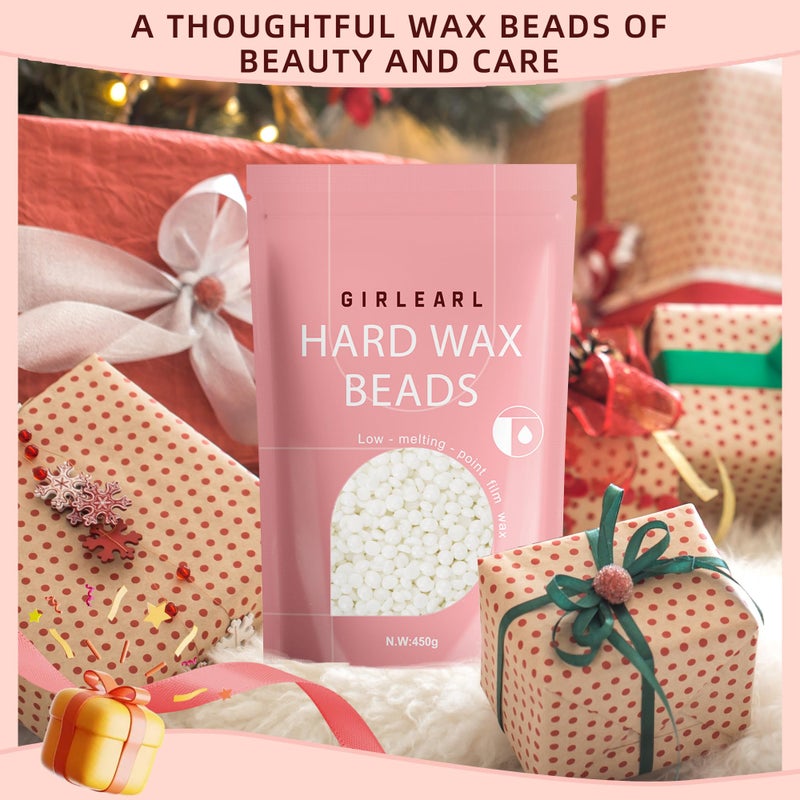 GIRLEARLE 1lb Wax Beads for Hair Removal - Unscented Hard Wax Beads Refill for Professional Full Body Waxing - Ideal for Facial, Brazilian Bikini, Legs, and Underarms at Home for Women and Men (White) - Image 4