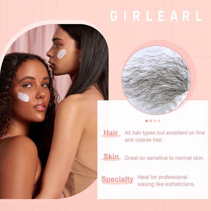 GIRLEARLE 1lb Wax Beads for Hair Removal - Unscented Hard Wax Beads Refill for Professional Full Body Waxing - Ideal for Facial, Brazilian Bikini, Legs, and Underarms at Home for Women and Men (White) - Image 5