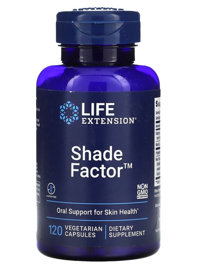 Life Extension Shade Factor 120 Vegetarian Capsules