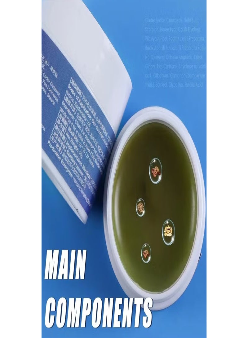 سوميفون مرهم Sumifun لتخفيف آلام مفاصل الركبة، كريم التهاب الغضروف المفصلي لأضرار الساق والركبة، سريع الامتصاص لالتهاب غمد وتر اليد والقدم، جل بارد، كريم علاج سريع للمفاصل والعظام لآلام العضلات والمفاصل - Image 5